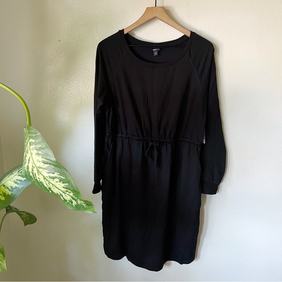 torrid Dresses & Skirts - Torrid | Black Terry Drawstring Dress